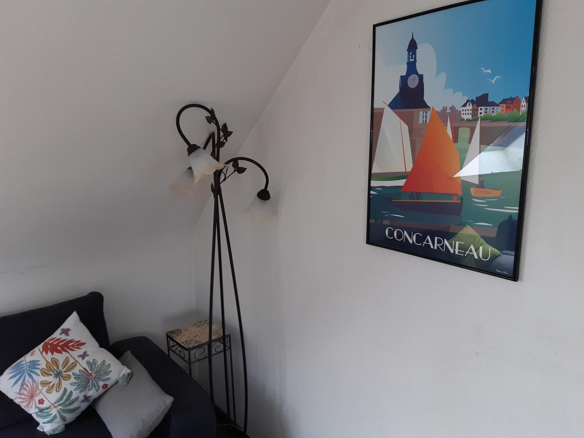 Urban Sunny & Cosy Apartment Concarneau Bagian luar foto